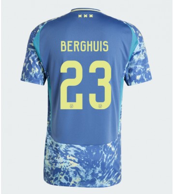 Ajax Steven Berghuis #23 Replika Udebanetrøje 2024-25 Kortærmet